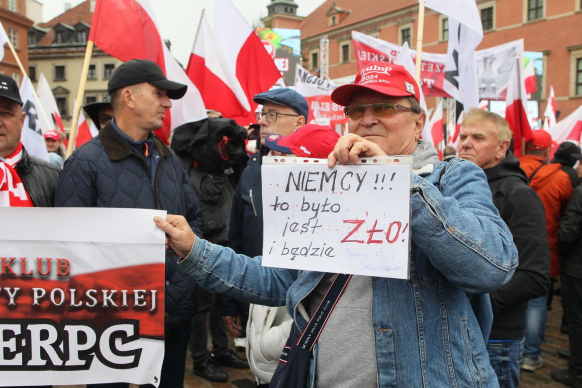 Manifestacja Prawa i Sprawiedliwości w Warszawie
