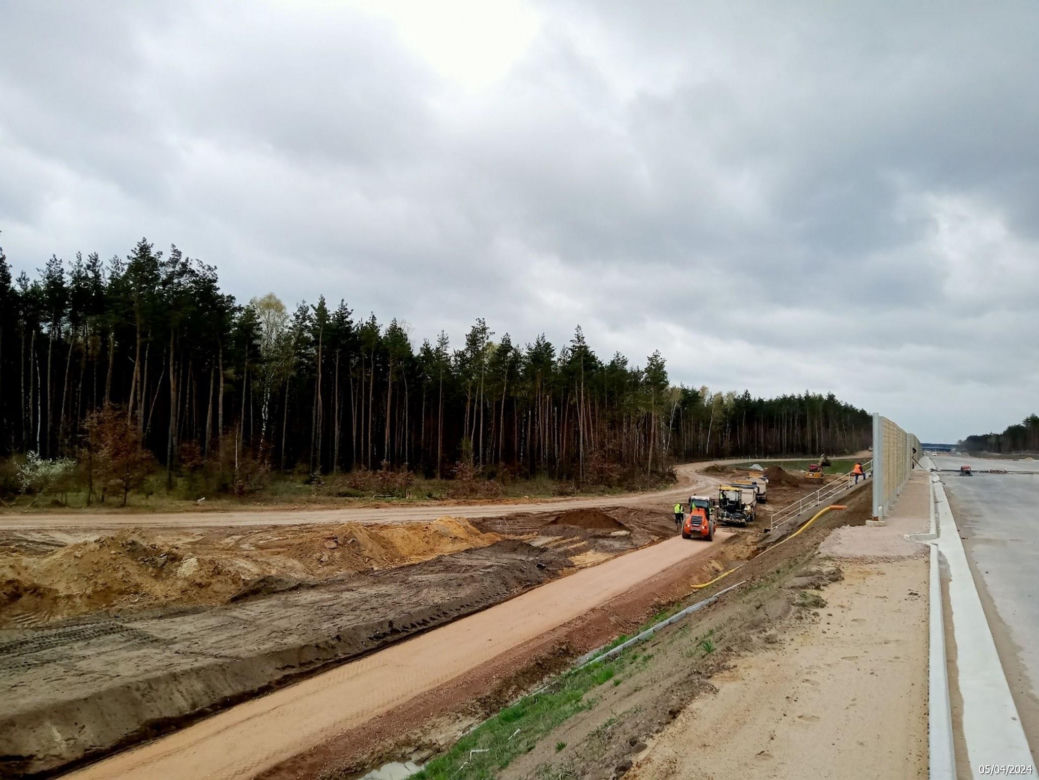 Postępy na budowie A2 pod Siedlcami