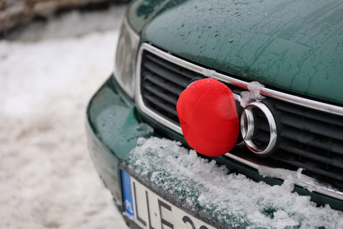 Śnieżyca niestraszna MotoMikołajom z Lublina!