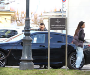 Michał Koterski z dziewczyną na spacerze