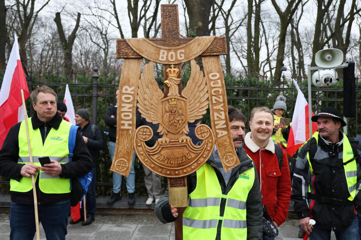 Protest rolników w Warszawie