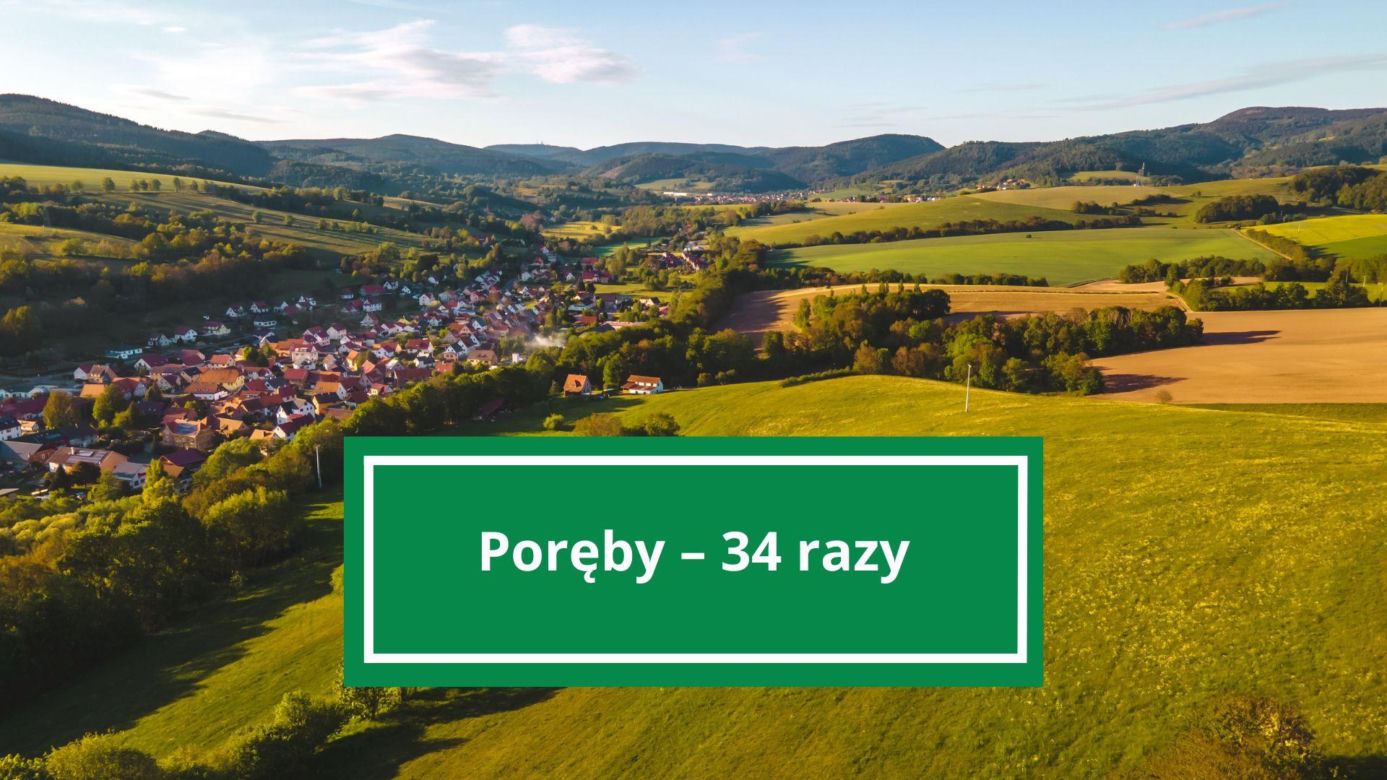 Te nazwy wsi na Podkarpaciu powtarzają się najczęściej. Nawet ponad 100 razy! 