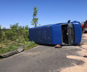 Wypadek busa pod Kaliszem! Sprawca miał w organizmie blisko 3 PROMILE ALKOHOLU [ZDJĘCIA] 