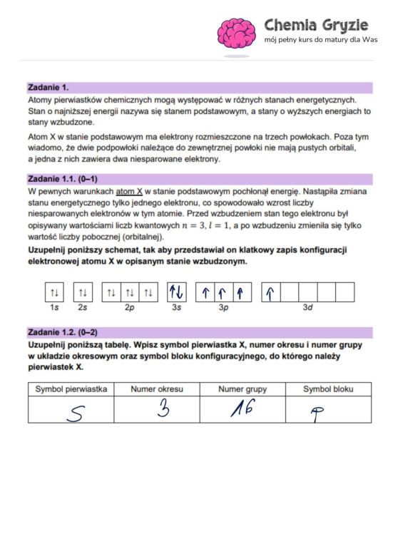 Odpowiedzi próbnej matury z chemii rozszerzonej 2024 - gotowe rozwiązania