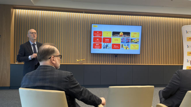 Podpisanie porozumienia Katowice Airport z DHL Express Polska
