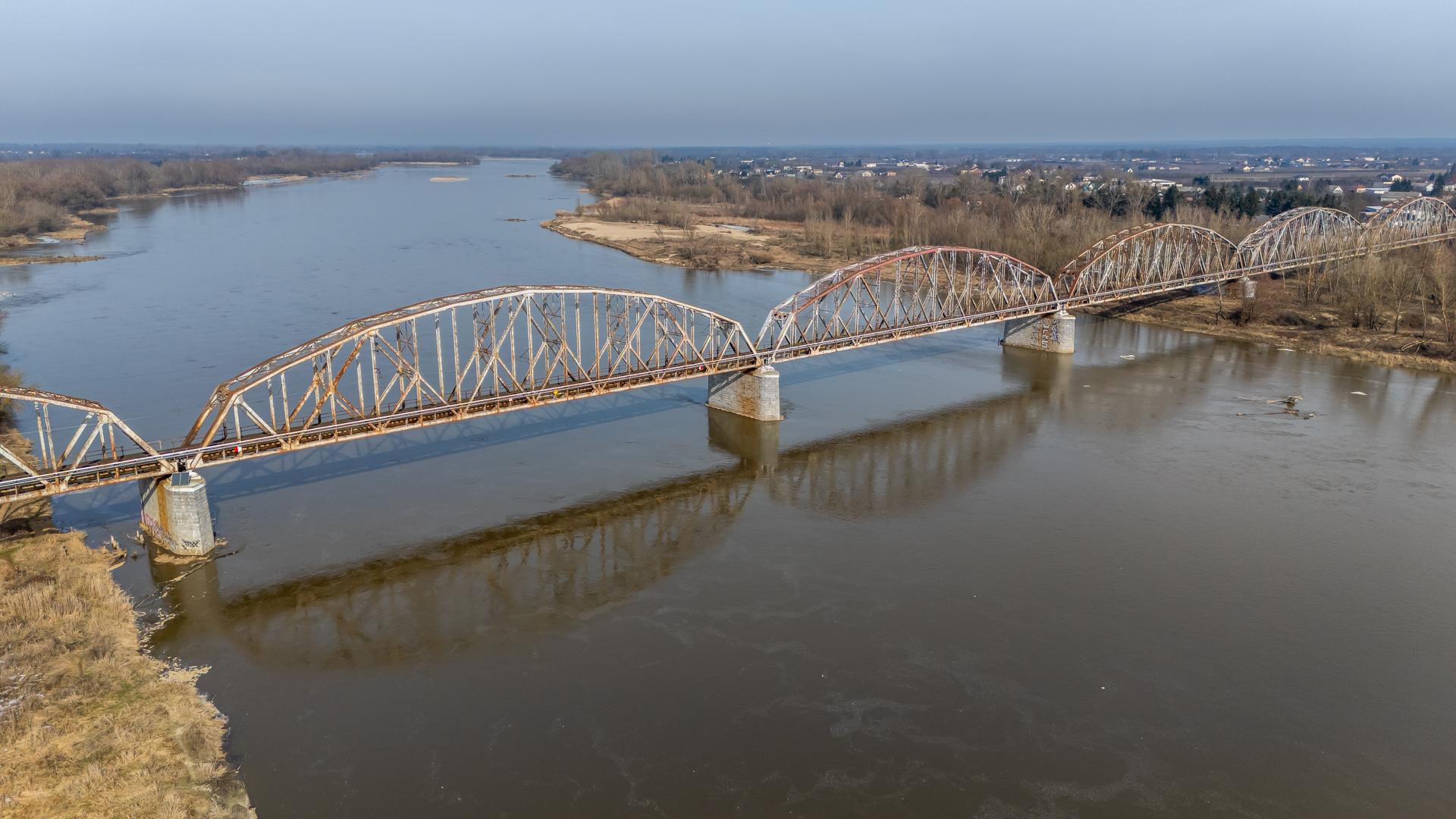 Stary most nad Wisłą w Górze Kalwarii