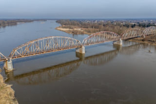 Stary most nad Wisłą w Górze Kalwarii