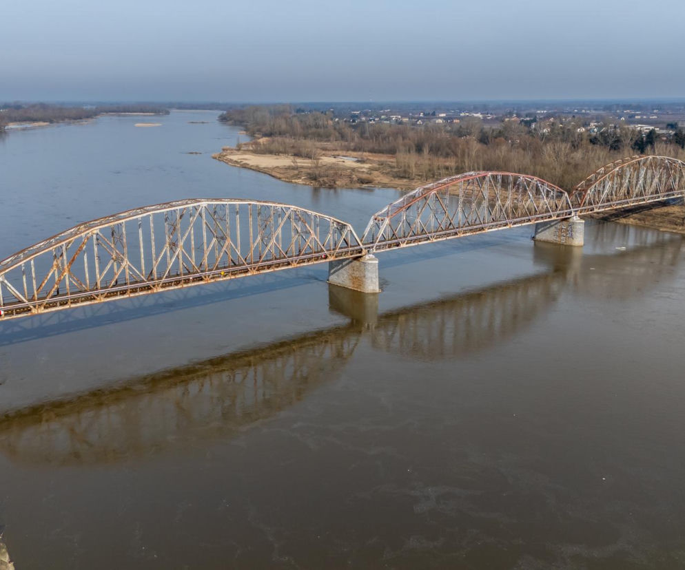Stary most nad Wisłą w Górze Kalwarii