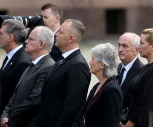 Karol Nawrocki na pogrzebie króla