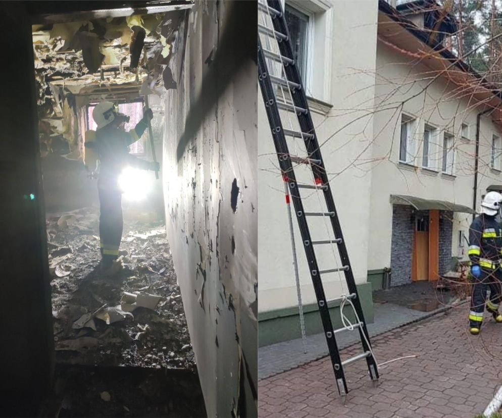 Tragiczny pożar pensjonatu w Czarnieckiej Górze! Nie żyje 64-latek [ZDJĘCIA]