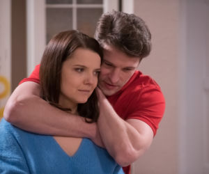 Na Wspólnej odc. 2710. Marta (Joanna Jabłczyńska), Olaf (Maciej Brzoska)