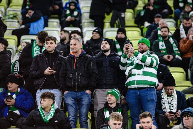 Lechia Gdańsk - Górnik Zabrze, zdjęcia kibiców i zawodników z meczu 18, kolejki PKO BP Ekstraklasy