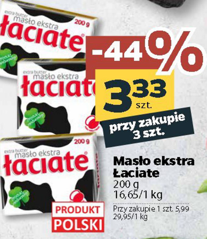 masło 3,33 zł