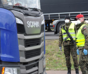 Kontrole graniczne na przejściu w Kołbaskowie