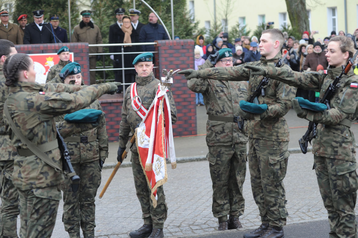 Ochotnicy złożyli przysięgę wojskową