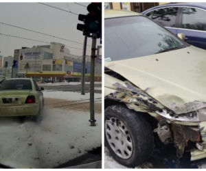 Uciekł po kolizji i ukrył auto na… miejscu dla osoby niepełnosprawnej. Policję zawiadomili Internauci