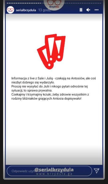 BrzydUla 2 na Instagramie. Dlaczego Antoś Dobrzański zniknął?