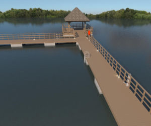 Pływające pomosty w Iłży! Nowa atrakcja tuż obok Świętokrzyskiego