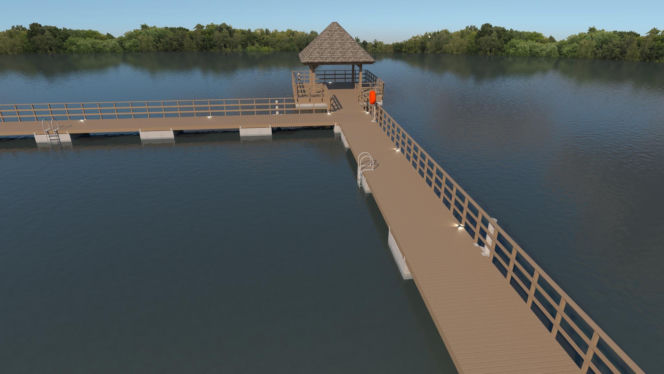 Pływające pomosty w Iłży! Nowa atrakcja tuż obok Świętokrzyskiego