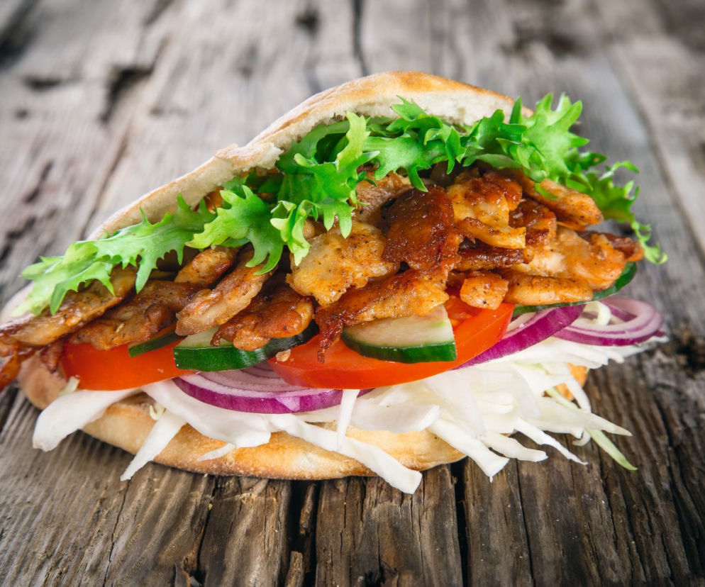 Schab w chlebku pita