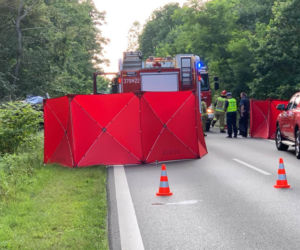 Śmiertelny wypadek w Wesołej. Czołowe zderzenie z ciężarówką 