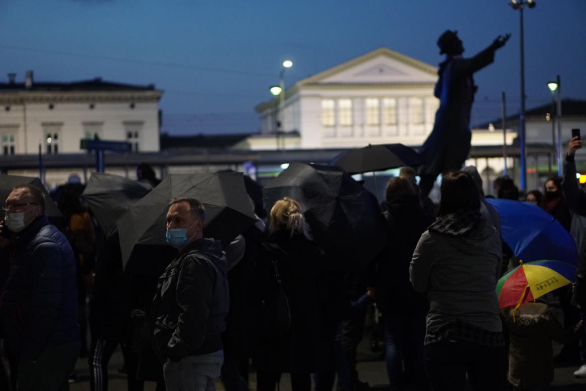 Protest kobiet w Sosnowcu