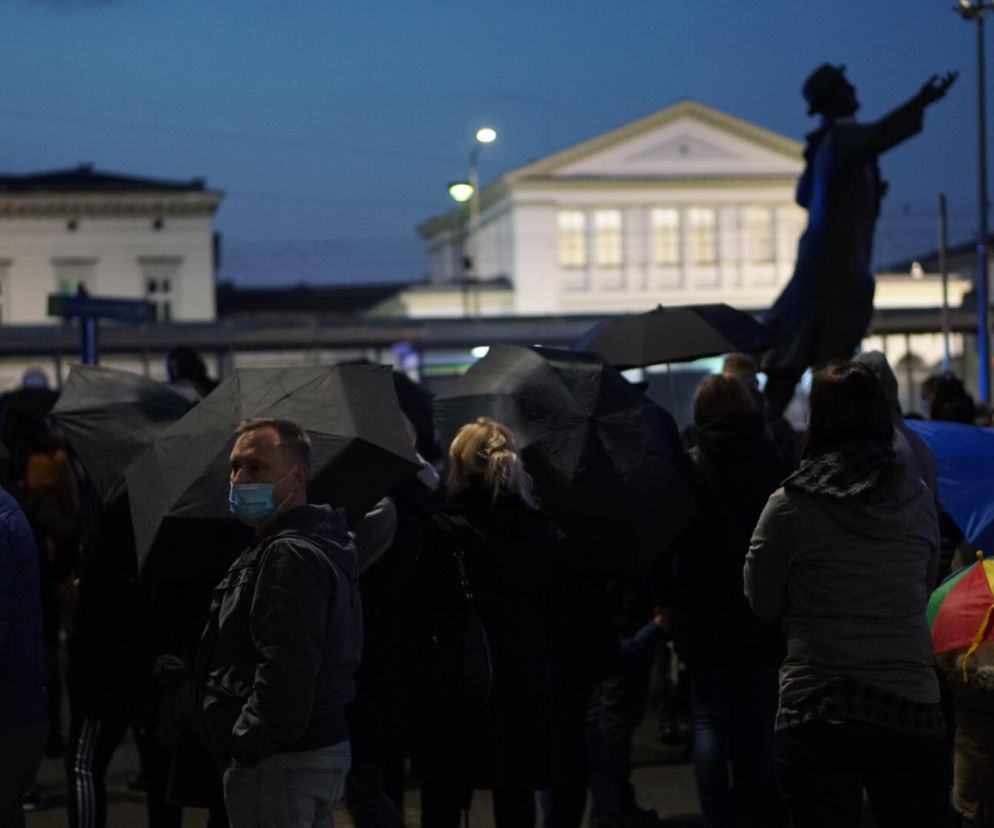Protest kobiet w Sosnowcu