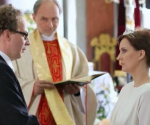 Barwy szczęścia odc. 1000.  Maria Pyrka (Izabela Kuna), Marek Złoty (Marcin Perchuć)