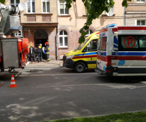 Pożar w kamienicy przy ulicy Narutowicza w Grudziądzu. Jest ofiara śmiertelna
