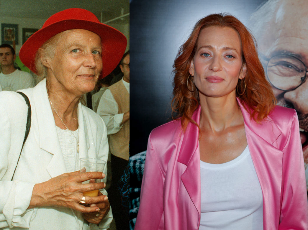 Agnieszka Osiecka i Magdalena Popławska 