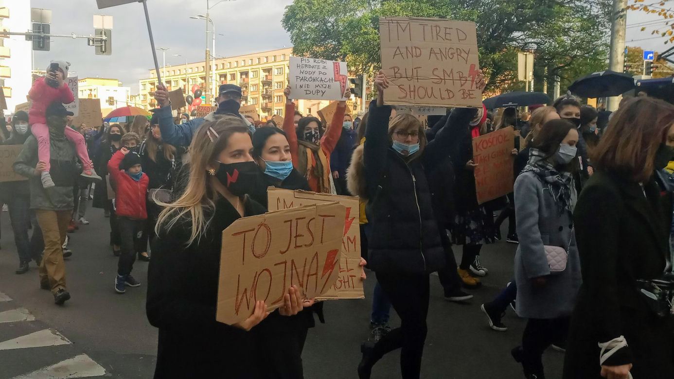 Protest kobiet w Szczecinie - 28.10.2020