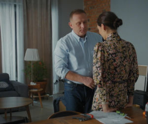 M jak miłość odc. 1920. Artur Rogowski (Robert Moskwa), Joanna (Dominika Sakowicz)