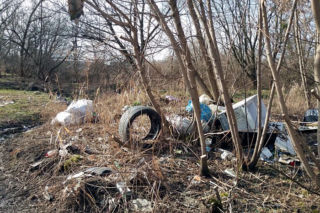 Worki, opony, a nawet... lodówka. Śmieciarze aktywni wczesną wiosną [FOTO]