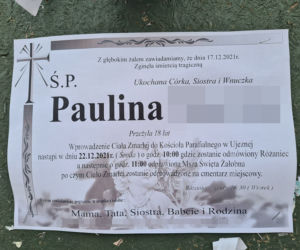 Ujezda. Grób Pauliny. Zmarła w tragicznym wypadku w Rozborzu [ZDJĘCIA]