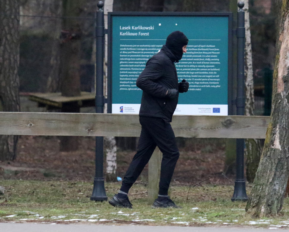 Tusk ostro dba o formę. Intensywnie ćwiczy