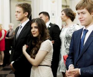 Barwy szczęścia odc. 1000. Agata (Natalia Zambrzycka), Kamil (Piotr Gawron Jedlikowski)