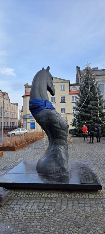 Tak prezentuje się pomnik Seksownego Konia z Konina