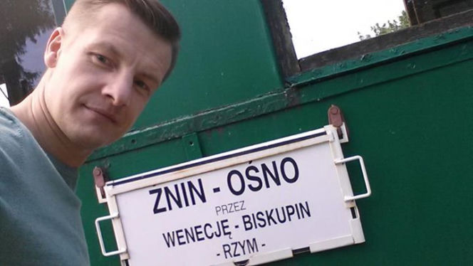 M jak miłość po wakacjach 2015. Paweł (Rafał Mroczek) na planie