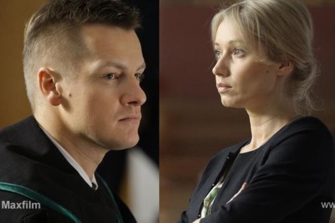 M jak miłość. Piotrek Zduński (Marcin Mroczek), Beata Lubińska (Joanna Orleańska)