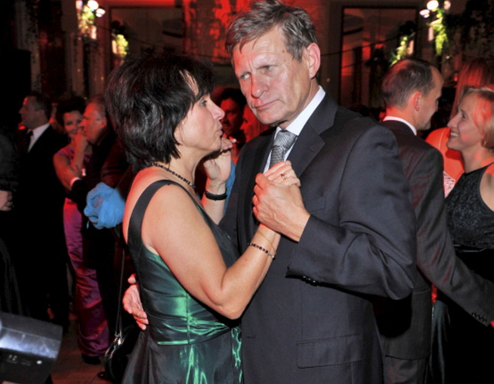 Leszek Balcerowicz z żoną Ewą