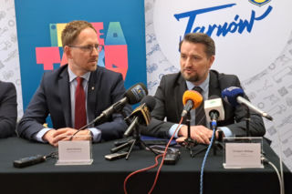 Podpisanie umowy na remont ul. Lwowskiej w Tarnowie