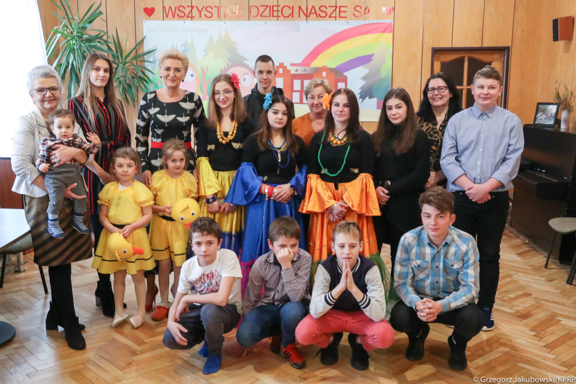 Agata Kornhauser-Duda w Białowieży. Spotkała się z wychowankami Domu Dziecka