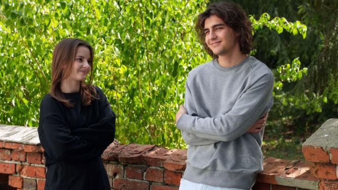 Barwy szczęścia, odc. 3315. Ewa (Gabriela Ziembicka), Romeo (Jacek Tyszkiewicz)