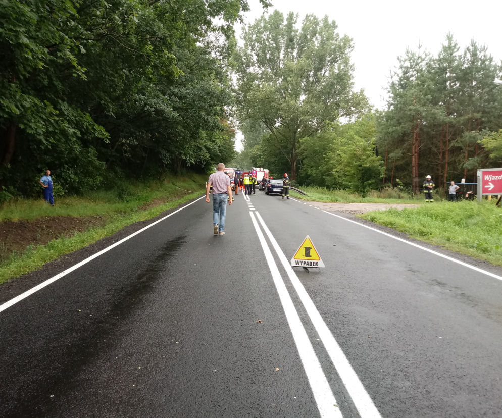 Śmiertelny wypadek na krajowej 15