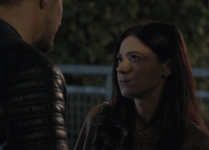 M jak miłość, odcinek 1913. Iza (Adriana Kalska), Marcin (Mikołaj Roznerski)