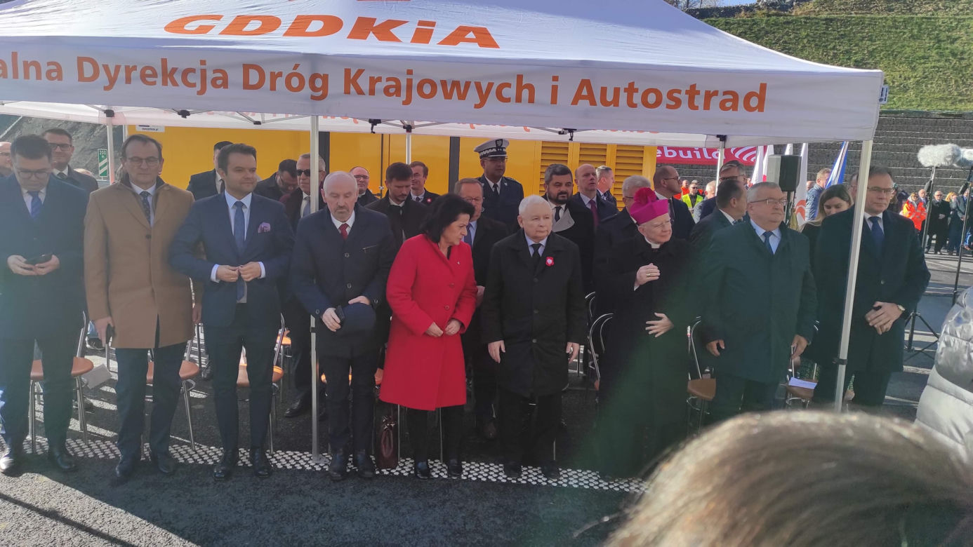 Nowy tunel na Zakopiance oficjalnie otwarty. Budowano go ponad pięć lat