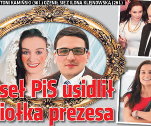 Poseł PiS usidlił aniołka prezesa