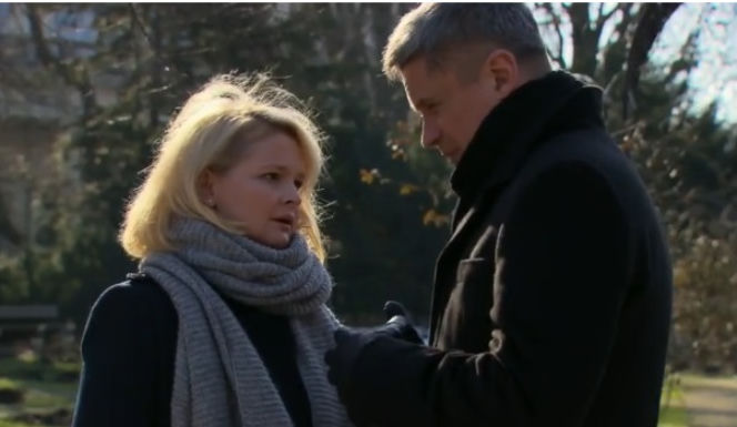M jak miłość odc. 1071. Marta (Dominika Ostałowska), Wiktor Żak (Piotr Grabowski)