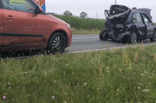 Wypadek na obwodnicy Święciechowy
