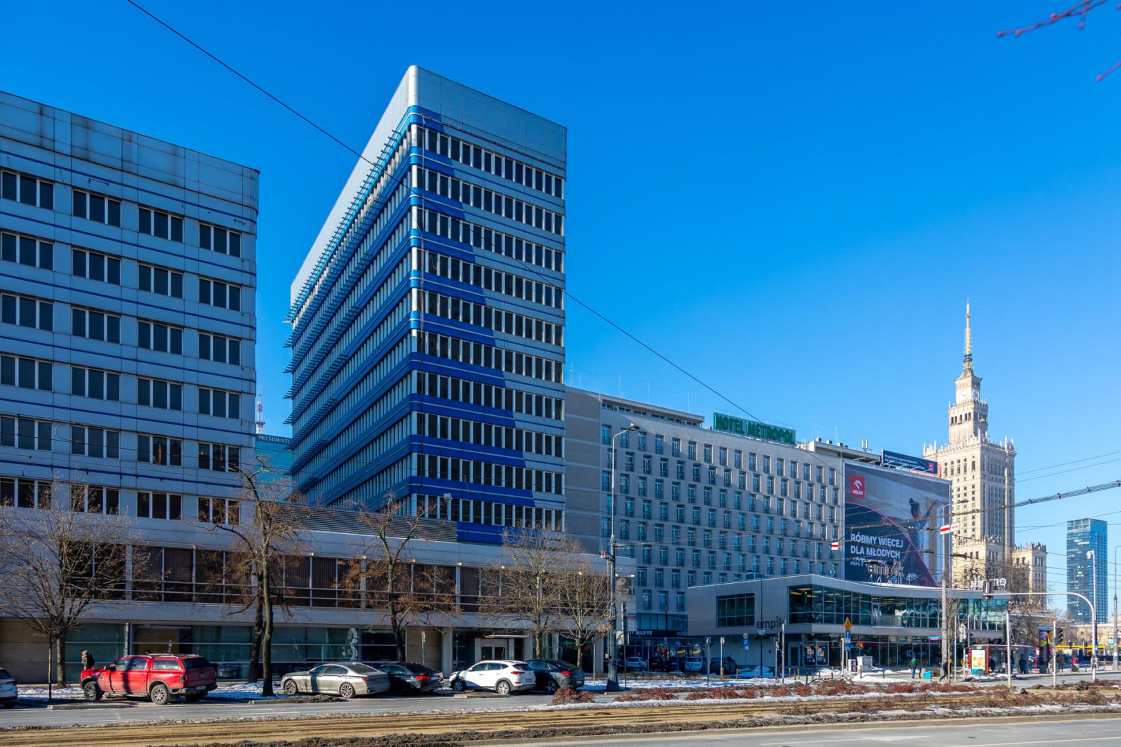 Biurowiec PKO na rogu Marszałkowskiej i Nowogrodzkiej w Warszawie